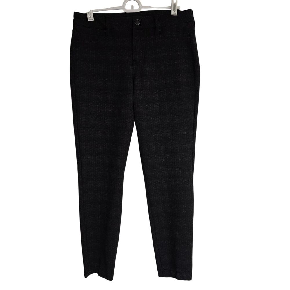Women's Liverpool Black & Blue Skinny Stretch Pants | Size 4/27